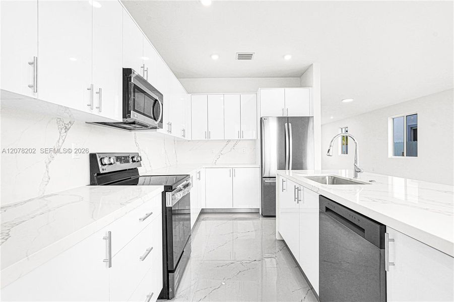 Furnished interior view inside a new home in Chloe's Estates, Miami (Image 9).