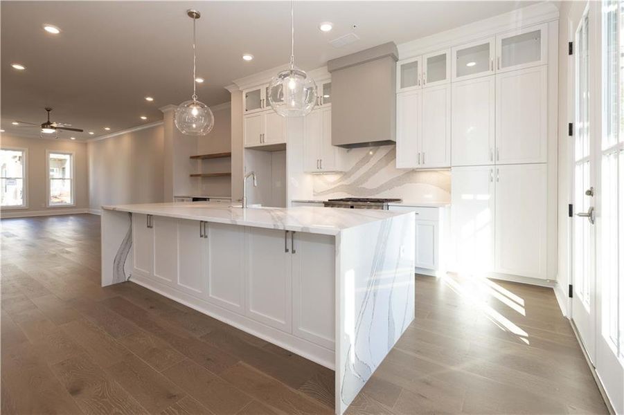 Furnished interior view inside a new home in Byers Park, Alpharetta (Image 17).