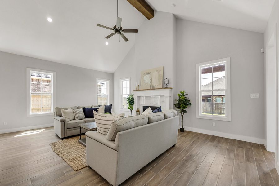 Representative furnished interior of a home built from the The Maggie by Reece Homes in Harvest Meadows, Bryan (Image 39).
