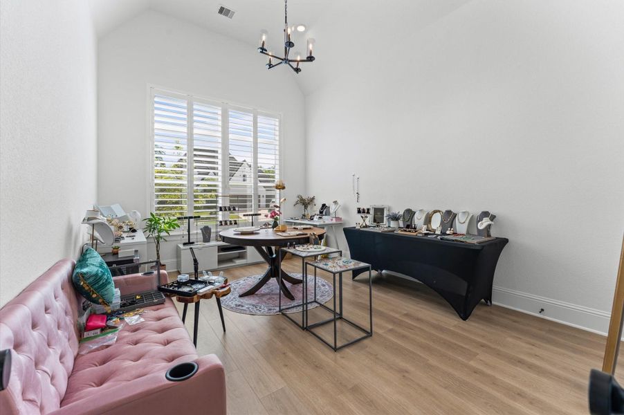 Furnished interior view inside a new home in , Fulshear (Image 30).