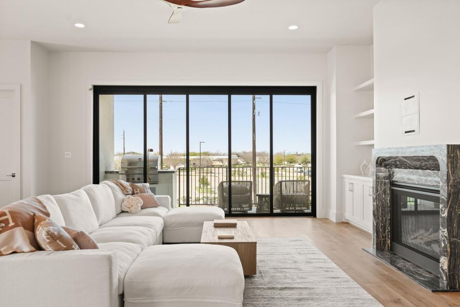 Furnished interior view inside a new home in Monet Estates, Sugar Land (Image 18).