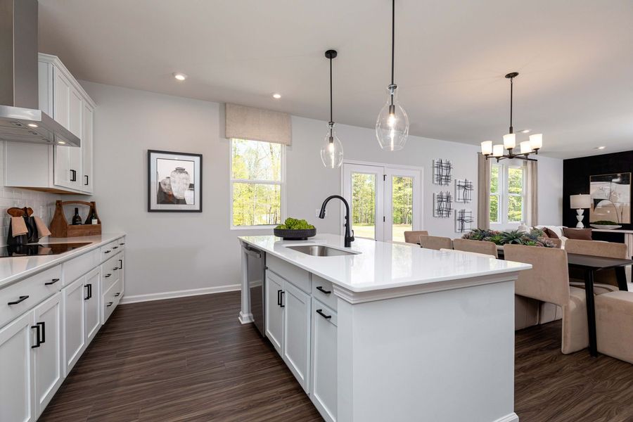Representative furnished interior of a home built from the The Kershaw by Stanley Martin Homes in Riverside Ridge, Lawrenceville (Image 167).