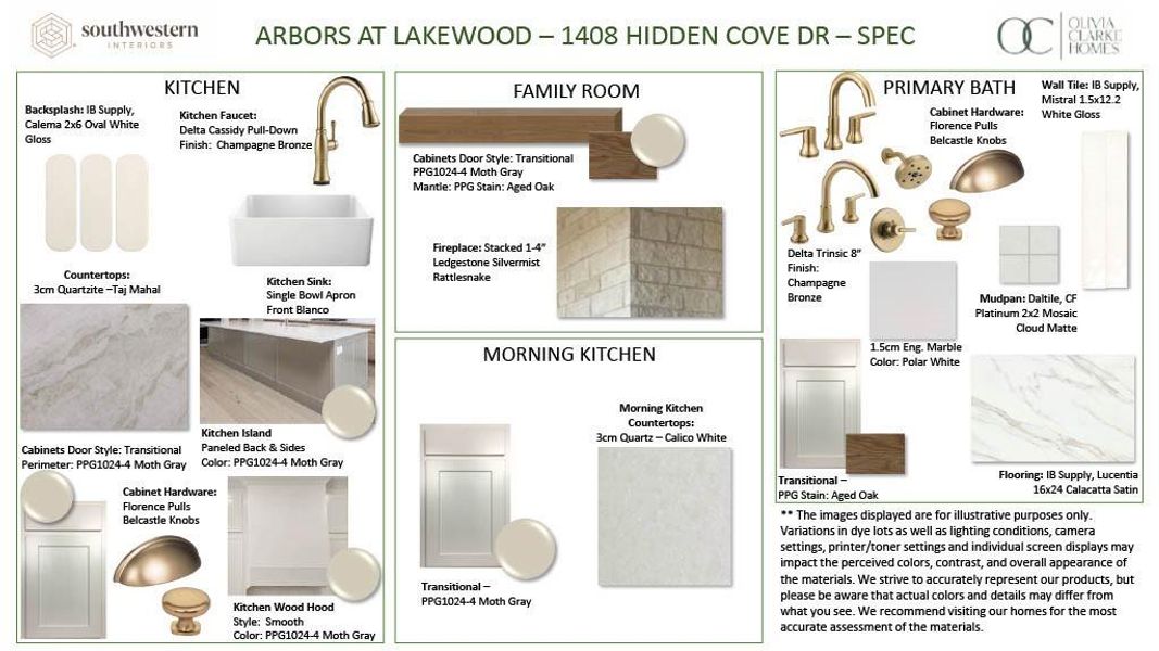 Sample of building materials used in homes in , Lakewood Village (Image 3). Sample of building materials used in homes in , Lakewood Village (Image 3).