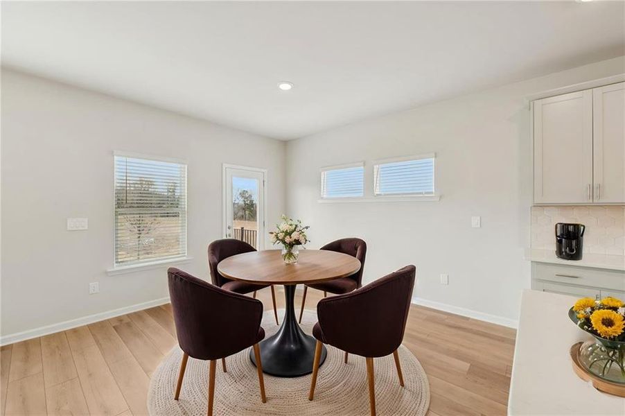 Furnished interior view inside a new home in Preserve at Mountain Creek, Pendergrass (Image 15).