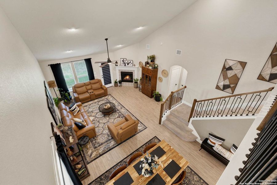 Furnished interior view inside a new home in , New Braunfels (Image 35).