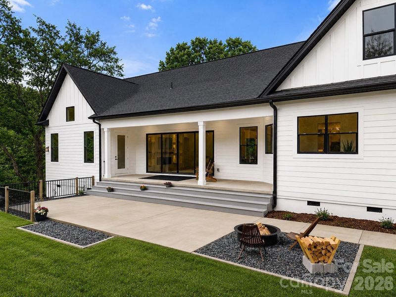 Exterior details and patio area of a home in , Monroe (Image 3).