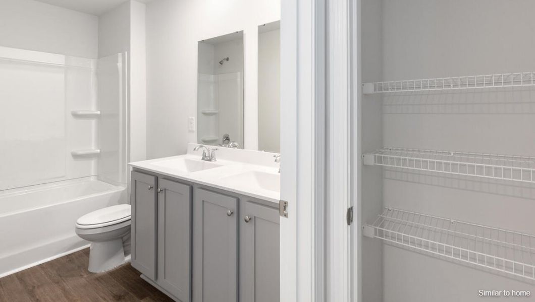 Furnished interior view inside a new home in Grayson Park, Leland (Image 13).