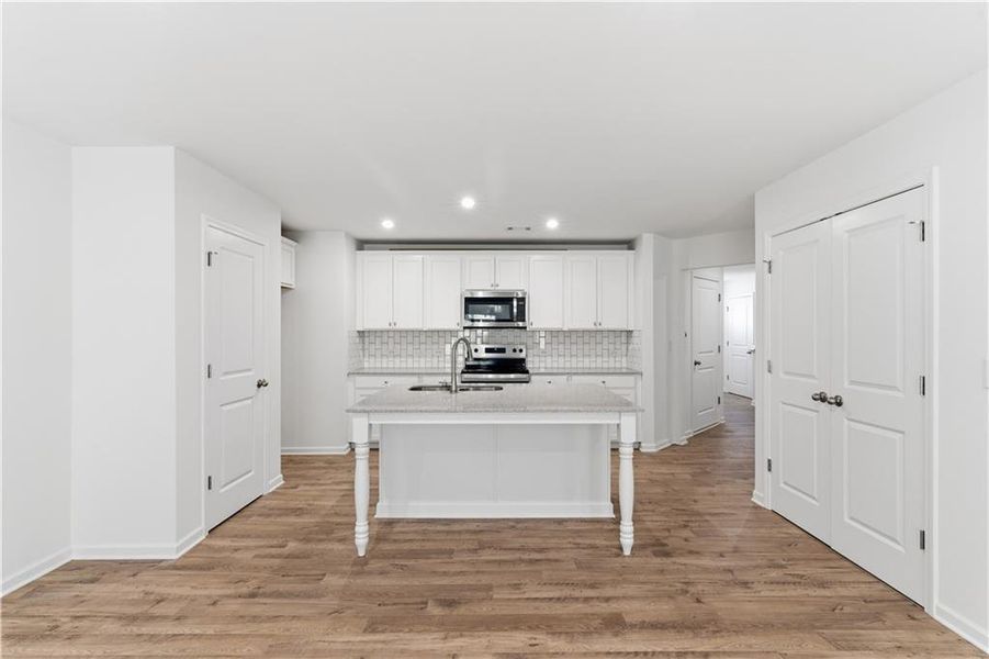 Furnished interior view inside a new home in Silver Leaf, Dawsonville (Image 7).