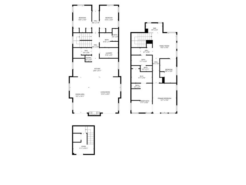 2D floor plan layout of this home in , Tiki Island, TX (Image 4). 2D floor plan layout of this home in , Tiki Island, TX (Image 4).