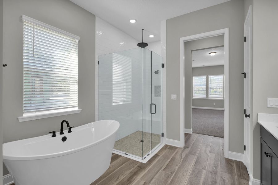 Representative furnished interior of a home built from the Riverdale by Riverside Homes in Hidden Creek at SilverLeaf, St. Augustine (Image 12). Representative furnished interior of a home built from the Riverdale by Riverside Homes in Hidden Creek at SilverLeaf, St. Augustine (Image 12).