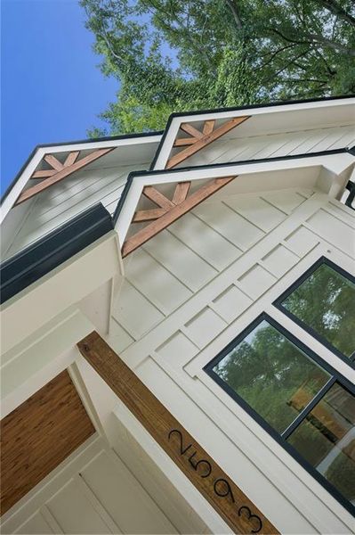 Exterior details and patio area of a home in , Atlanta (Image 4). Exterior details and patio area of a home in , Atlanta (Image 4).