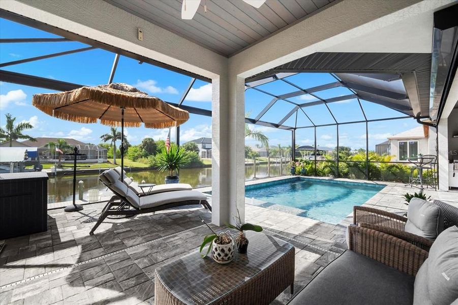 Exterior details and patio area of a home in , Port Charlotte (Image 3).