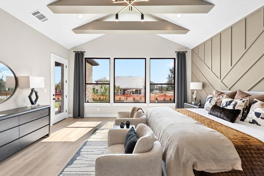 Representative furnished interior of a home built from the Emory by Scott Felder Homes in Leander Estates, Leander (Image 31).