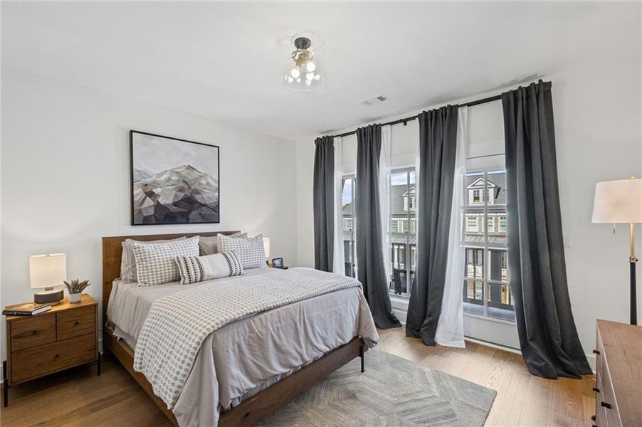 Furnished interior view inside a new home in South on Main, Woodstock (Image 11).