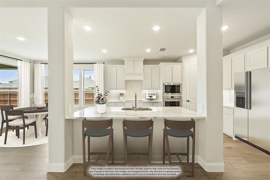 Furnished interior view inside a new home in The Oasis at North Grove 75-80, Waxahachie (Image 4). Furnished interior view inside a new home in The Oasis at North Grove 75-80, Waxahachie (Image 4).