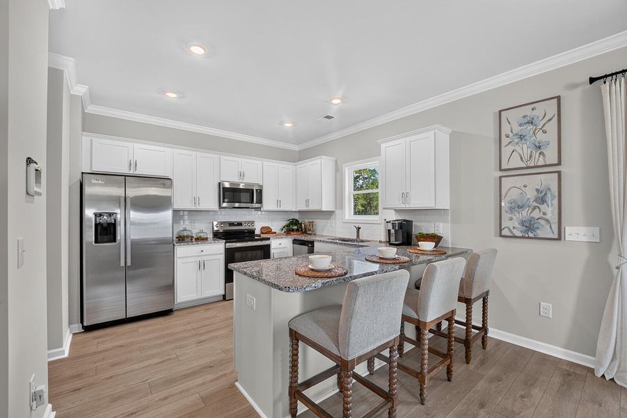 Furnished interior view inside a new home in , Summerville (Image 25).