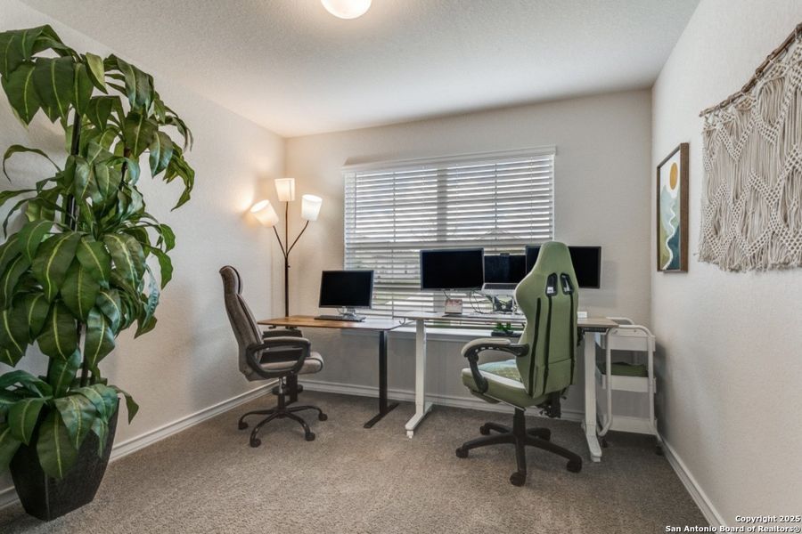 Furnished interior view inside a new home in Red River Ranch, Cibolo (Image 11).