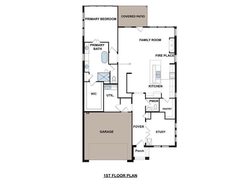 View of home floor plan