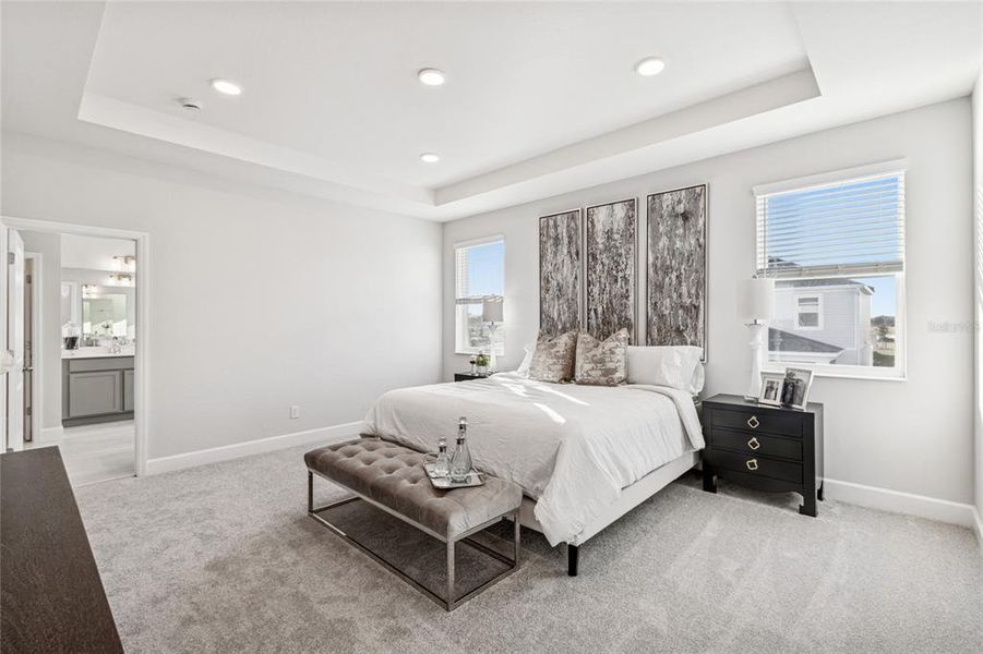 Furnished interior view inside a new home in Bay Lake Farms, St. Cloud (Image 24).
