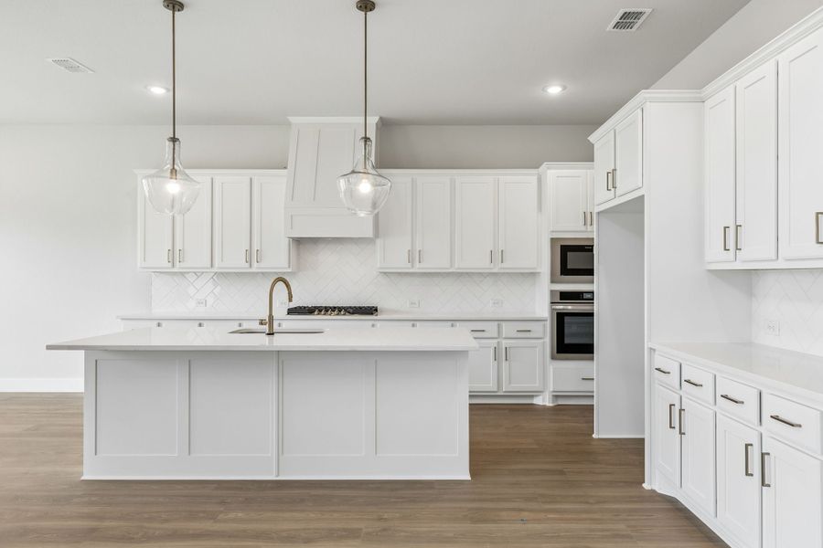 Furnished interior view inside a new home in Painted Tree Lakeside, McKinney (Image 8).