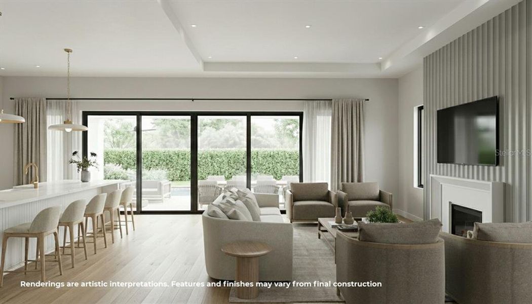 Furnished interior view inside a new home in , Winter Park (Image 6). Furnished interior view inside a new home in , Winter Park (Image 6).