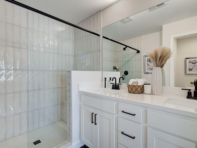 Furnished interior view inside a new home in Townes at South Main, Kennesaw (Image 24).
