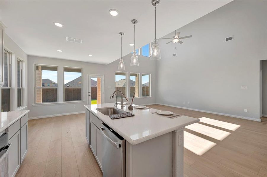 Furnished interior view inside a new home in Sagebrook, Argyle (Image 9).