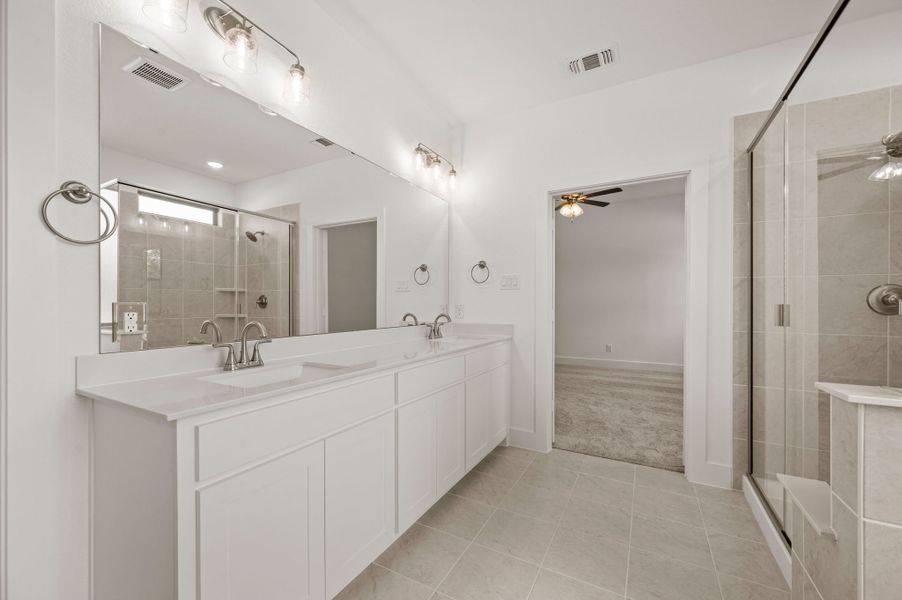 Furnished interior view inside a new home in Saddleback Estates, Boyd (Image 11).