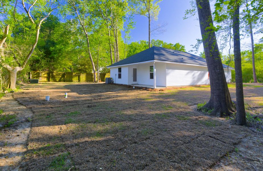 Exterior details and patio area of a home in , Goose Creek (Image 23). Exterior details and patio area of a home in , Goose Creek (Image 23).