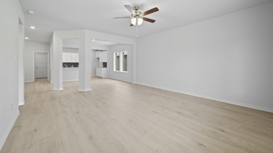 Representative unfurnished interior of a home built from the Tanzanite by D.R. Horton in Silverado, Aubrey (Image 12).