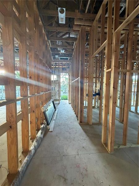 In-progress construction of a new home in , Sarasota, FL (Image 24).