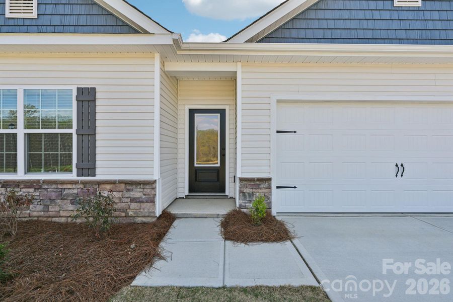 Exterior details and patio area of a home in Willow Estates, Shelby (Image 3).