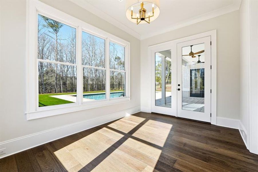 Spacious, unfurnished interior of a new home in , Marietta (Image 20).