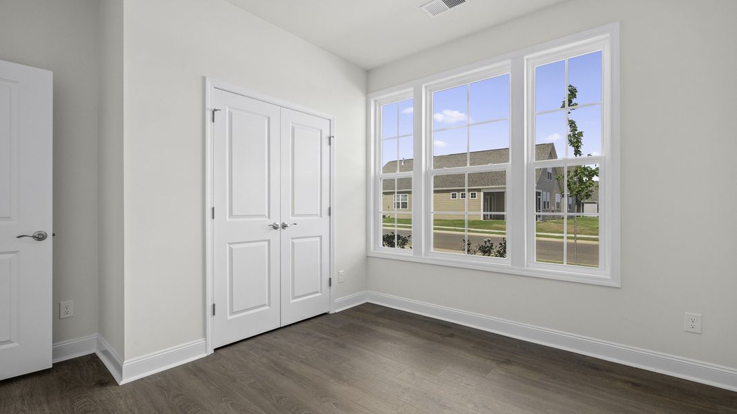 Spacious, unfurnished interior of a new home in The Villas at Kinsley, Jamestown (Image 10).