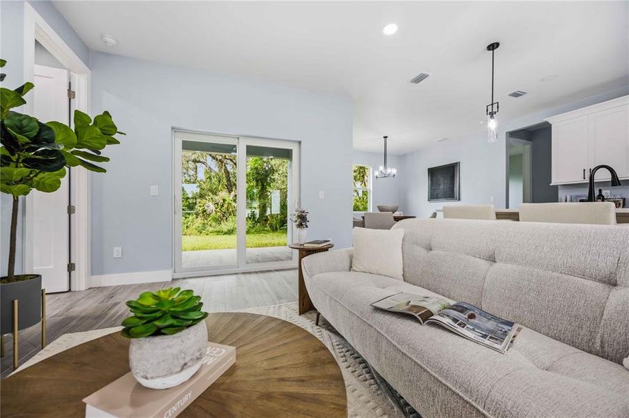 Furnished interior view inside a new home in , North Port (Image 17). Furnished interior view inside a new home in , North Port (Image 17).