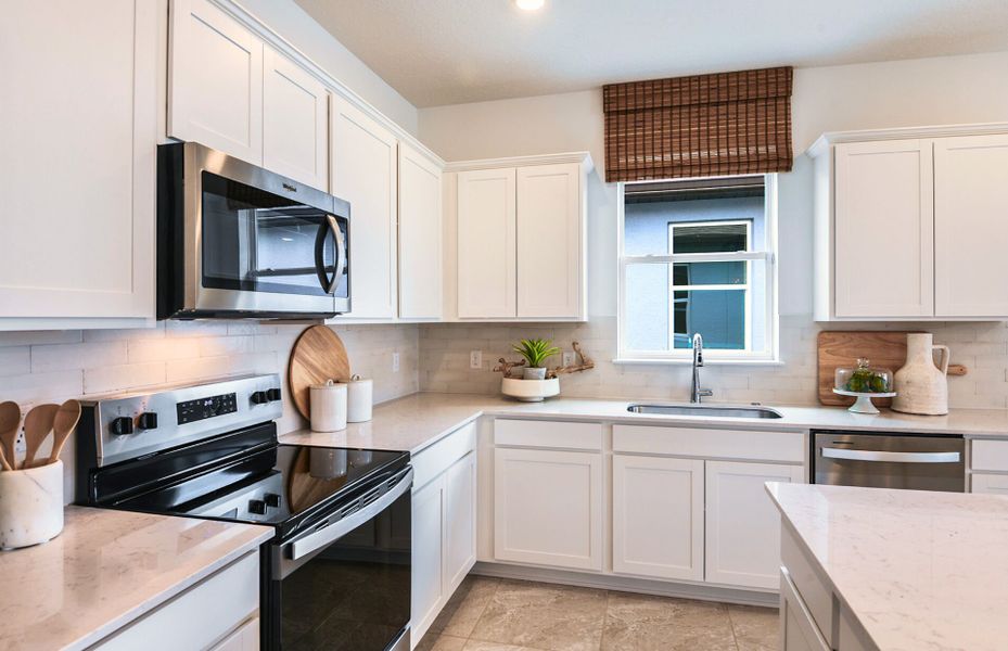 Ample Amount of Countertop and Storage Space