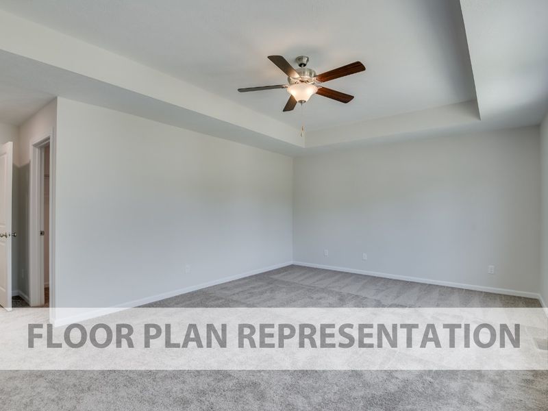 Representative unfurnished interior of a home built from the 1797 Plan by Ivey Homes in Windsor, North Augusta (Image 12).