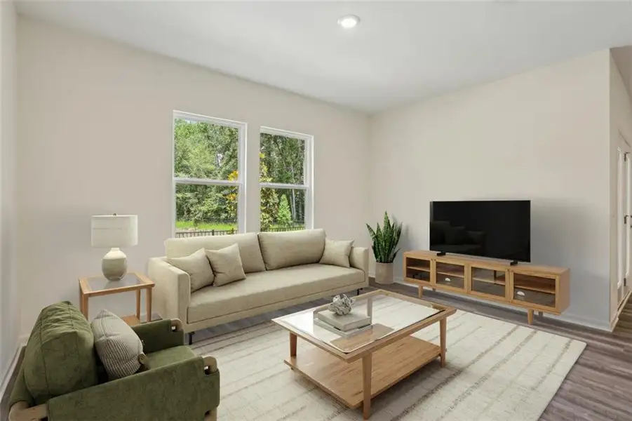 Furnished interior view inside a new home in Chestnut Grove, Douglasville (Image 15). Furnished interior view inside a new home in Chestnut Grove, Douglasville (Image 15).