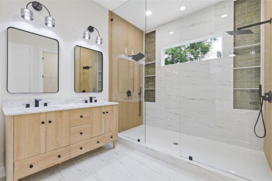 Furnished interior view inside a new home in , Atlanta (Image 11).