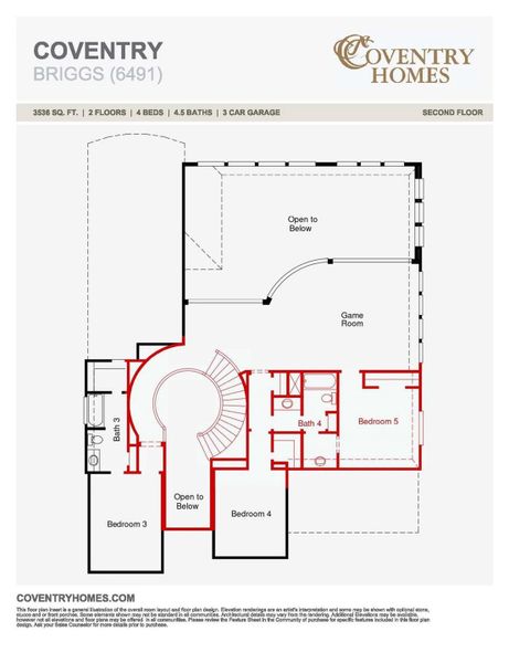 2D floor plan layout of this home in COLTON, Todd Mission, TX (Image 3).