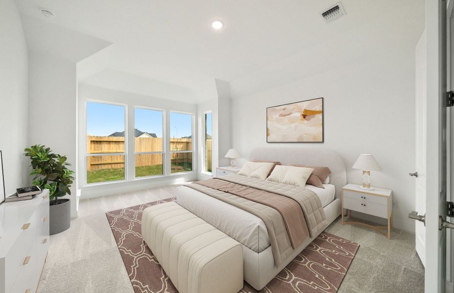 Virtually Staged Owner's Suite