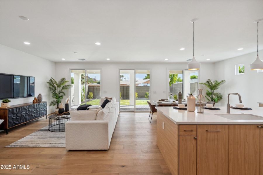 Living Room and Kitchen