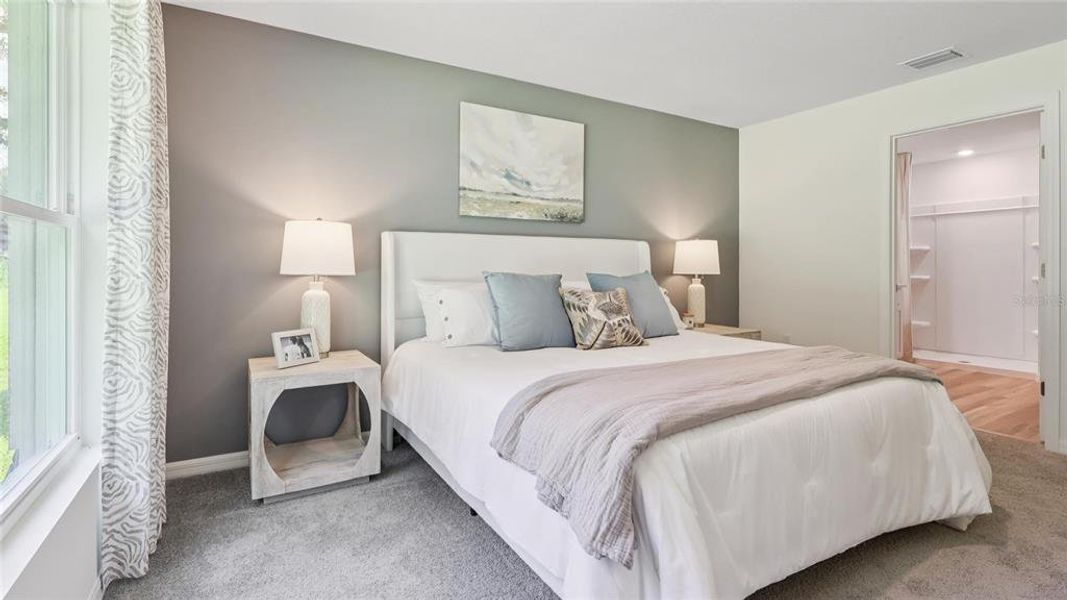 Furnished interior view inside a new home in Silver Springs Shores Spot Lots, Ocala (Image 13).