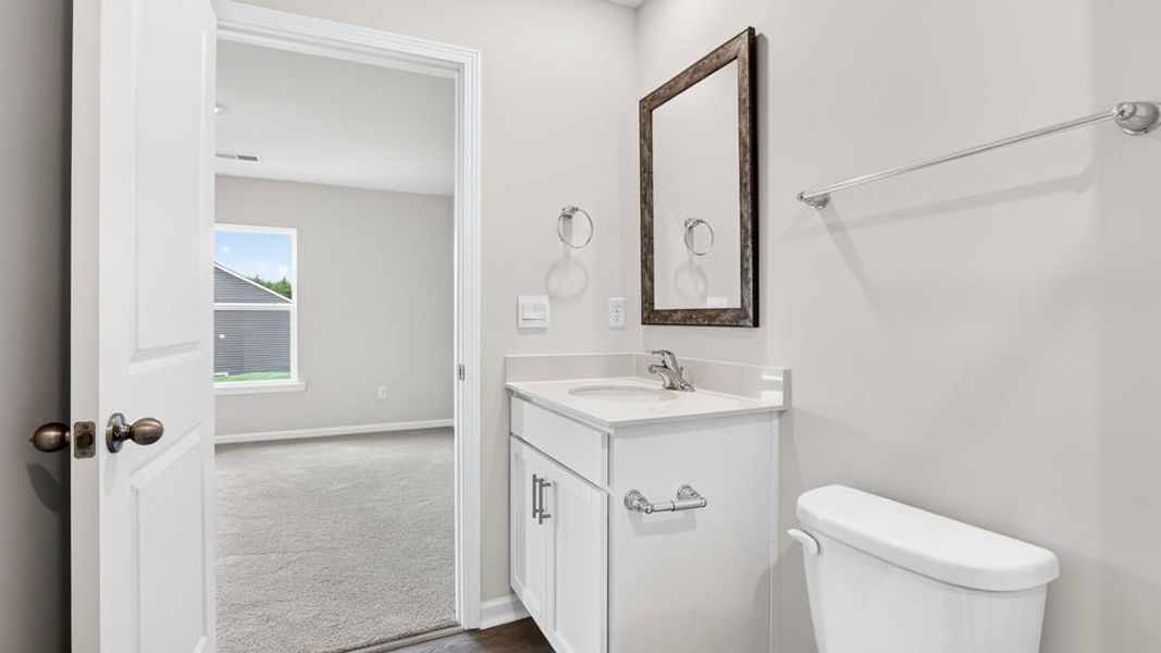 Furnished interior view inside a new home in Cloverdale Hills, Piedmont (Image 11). Furnished interior view inside a new home in Cloverdale Hills, Piedmont (Image 11).