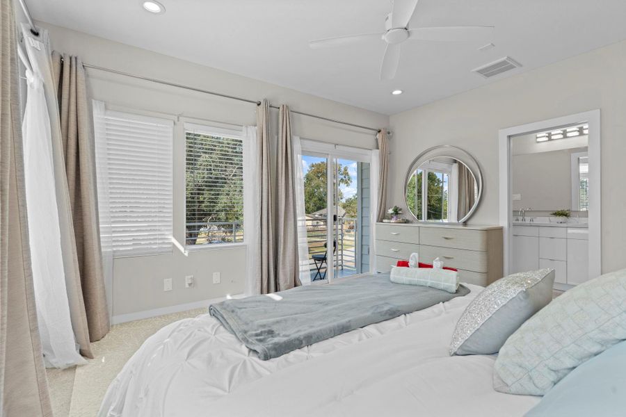 Furnished interior view inside a new home in , Houston (Image 10).