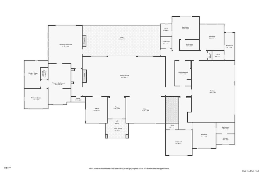 2D floor plan layout of this home in , Boerne, TX (Image 5).
