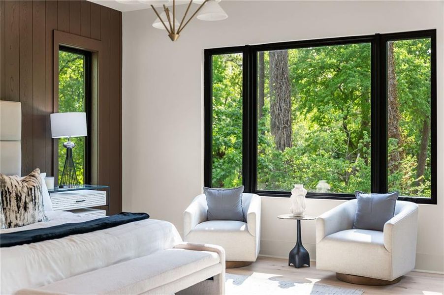 Furnished interior view inside a new home in , Atlanta (Image 51).