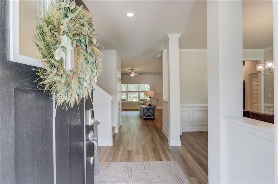 Furnished interior view inside a new home in , Pendergrass (Image 28).