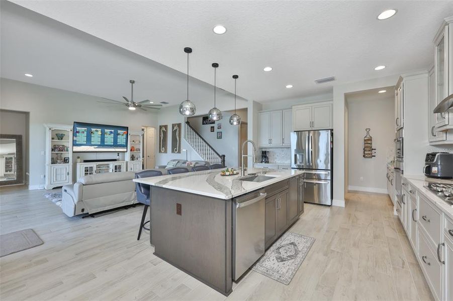 Furnished interior view inside a new home in Waterset, Apollo Beach (Image 17). Furnished interior view inside a new home in Waterset, Apollo Beach (Image 17).