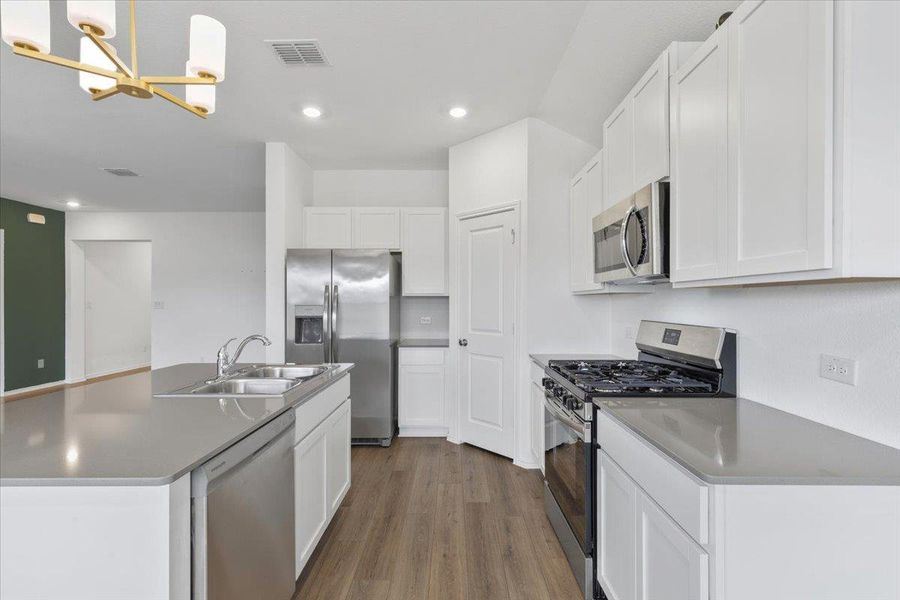 Furnished interior view inside a new home in Waterstone, Kyle (Image 10).